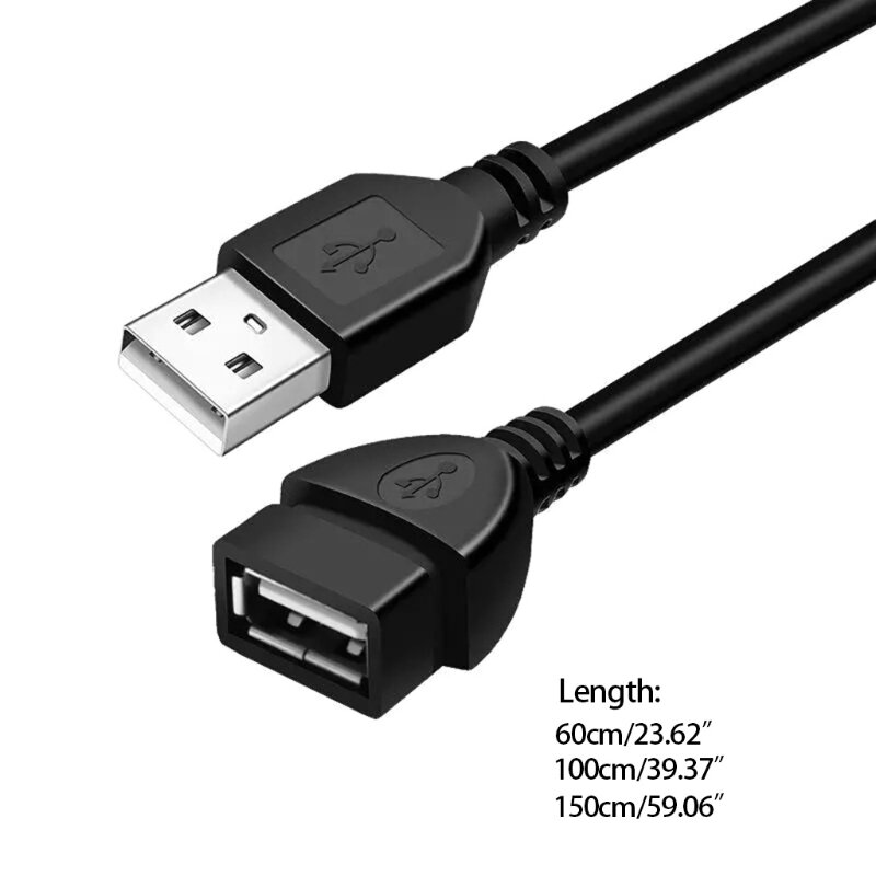 16FB USB-poort Extender Hub Datalader Netsnoer USB 2.0 Verlengkabel 4-core Datakabel Man-vrouw 60/100/150