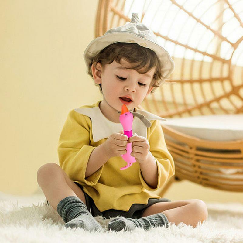 Juguetes sensoriales antiestrés para niños, Bola de pato portátil para apretar, regalo de cumpleaños