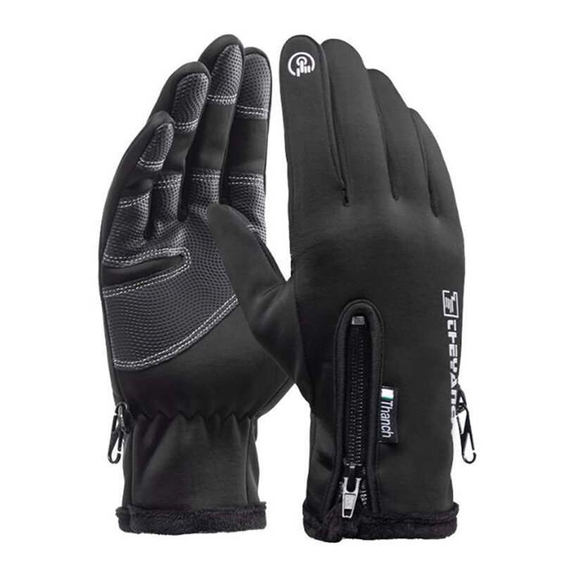 Зимние перчатки, водонепроницаемые термозащитные ветрозащитные теплые перчатки для сенсорных экранов, спортивные перчатки для холодной погоды, бега, пешего туризма, лыжного спорта, рыбалки