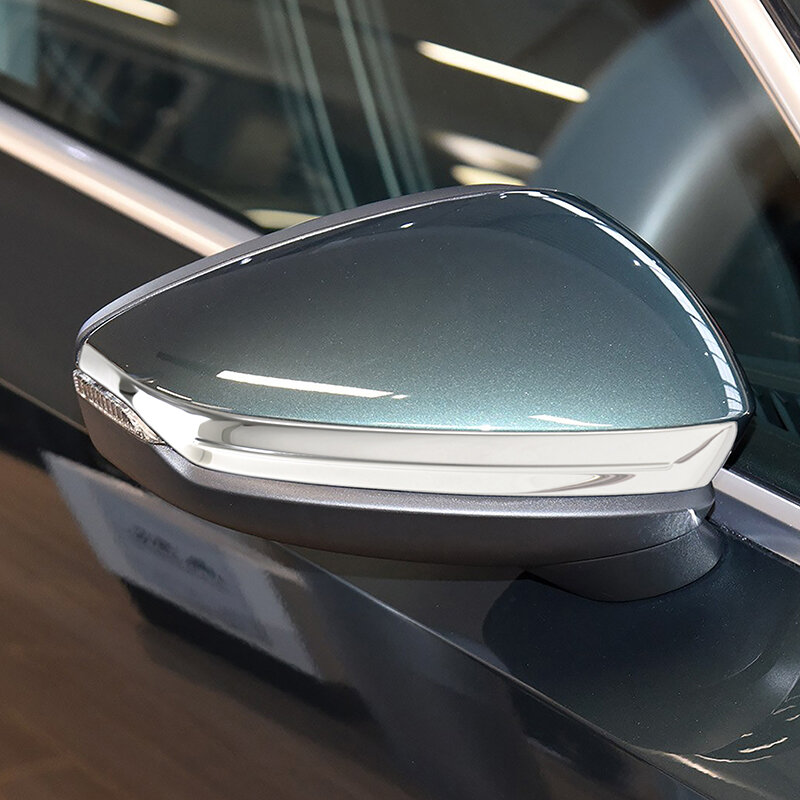Auto Rückspiegel Abdeckung Stoßstangen streifen Dekoration Aufkleber Verkleidung für Audi A3 8y Edelstahl Außen zubehör