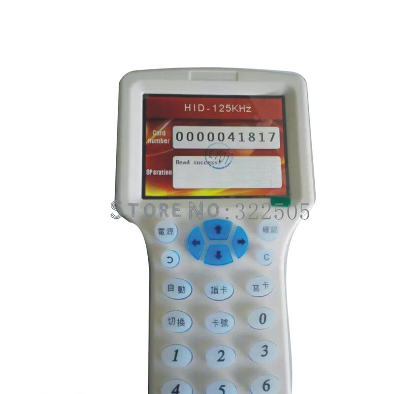 Encrypted Copy Programming RFID 125KHz T5577 Copier Duplicator Card NFC CUID 13.56MHz Tag Reader FUID Key Writer