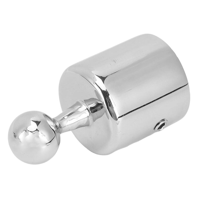 Stainless Steel Bimini Top Cap ID 25.6mm Boat External Eye End for 25mm Round Tube