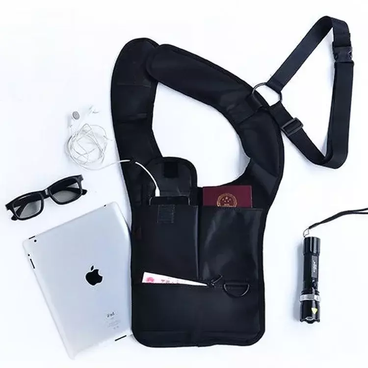 Мужская защитная кобура на ремне, рюкзак для подмышек, сумка для телефона с защитой от кражи, поясная сумка с защитой от кражи