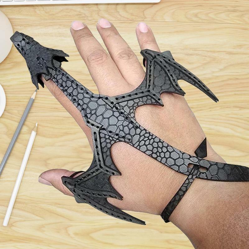 Leder Drachen Armband Leder Drachen Hand Drachen Armband Leder Hand Drachen Armband Hand Manschette Armband Schmuck für Cosplay