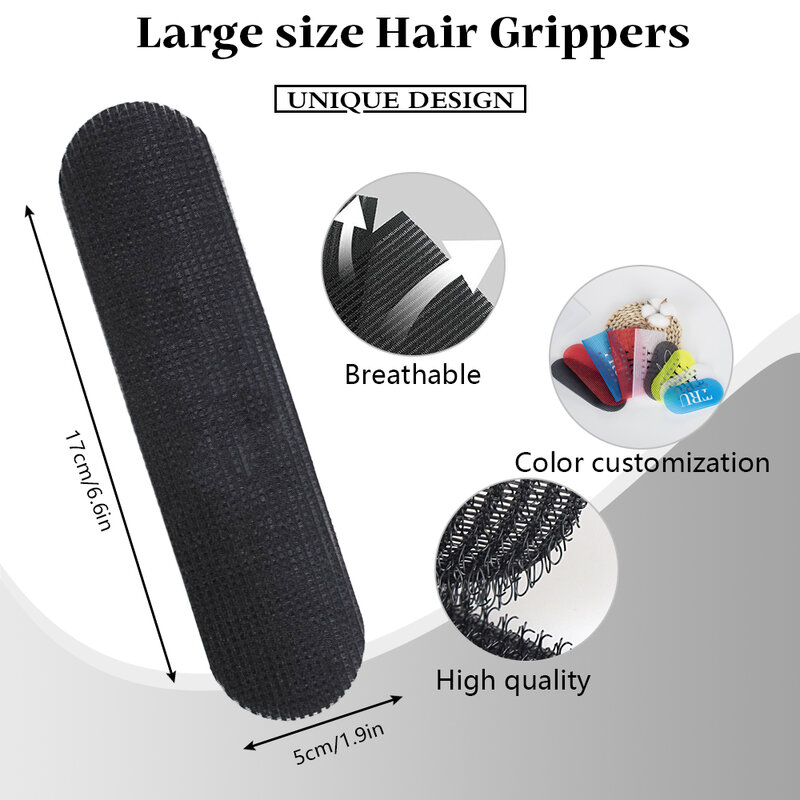 Barbeiro cabelo gripper pad, adesivo de cabelo, titular gripper para aparar grampos, styling ferramenta, salão de beleza suprimentos, 2pcs