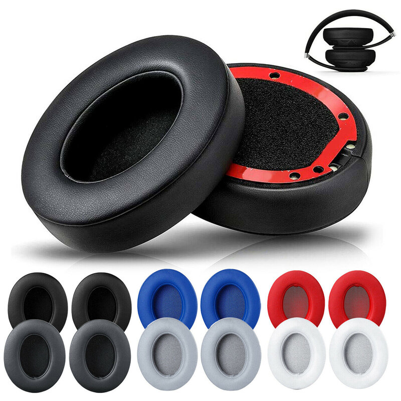 Zamienne Earpads do Beats Studio 2 3 nauszniki Ultra-miękka pianka poduszka z gąbki osłona części do naprawy słuchawki z Bluetooth bezprzewodowej