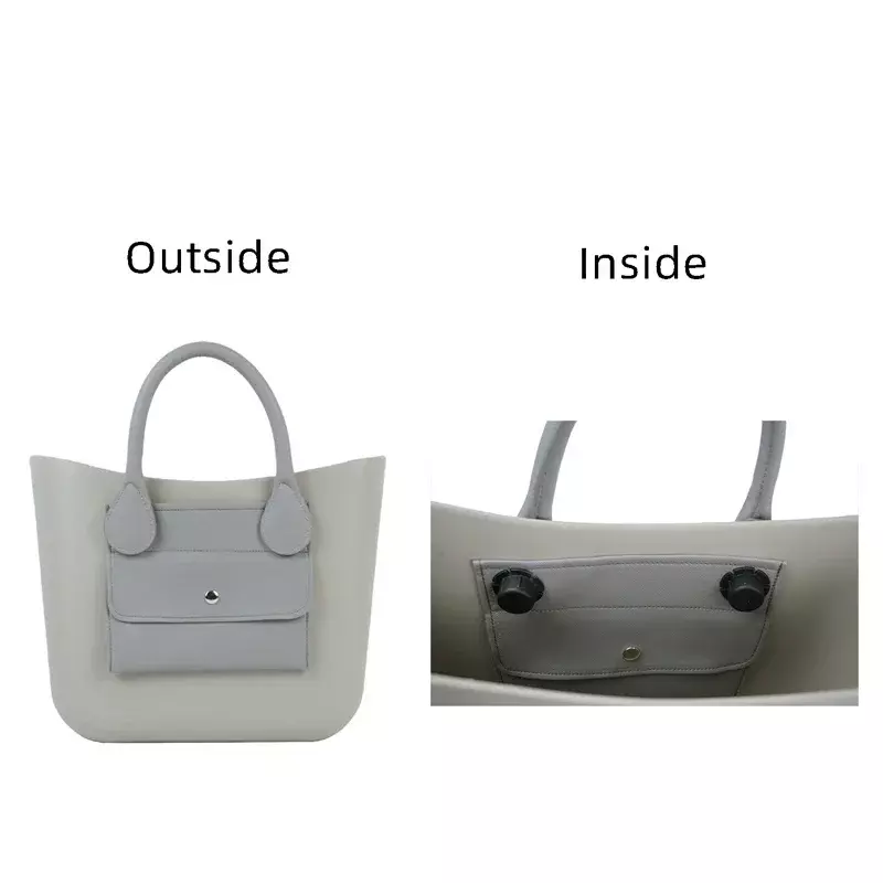 Obag tas klasik Mini Universal, aksesori tas O dengan kantong kecil luar dan dalam kulit Universal