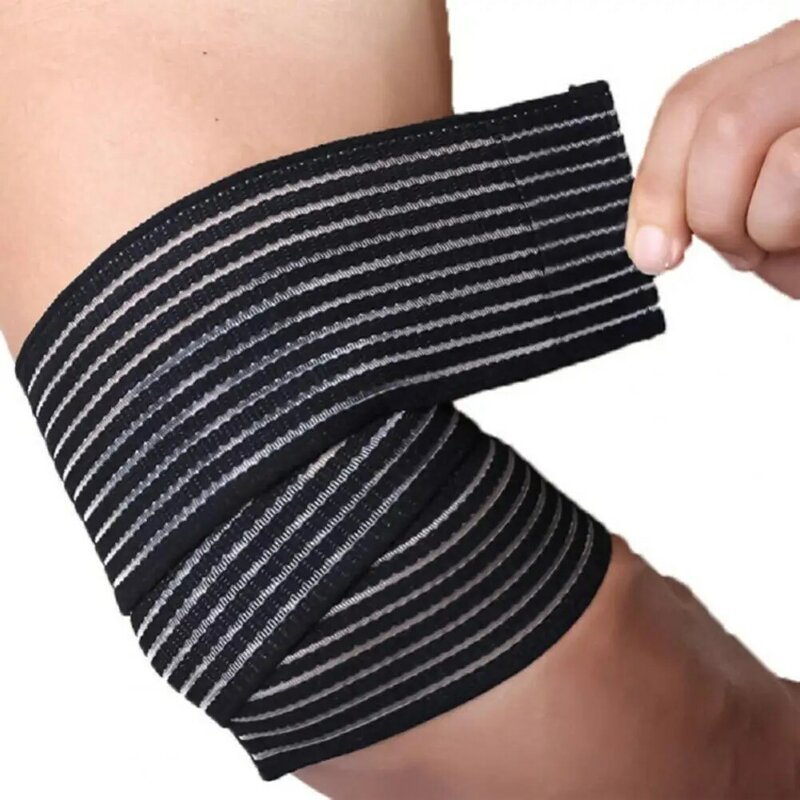 Bandaż sportowy wielokrotnego użytku elastyczna kompresja bandaż sportowa taśma kinezjologiczna kostki nadgarstka kolana łydki udo okłady wsparcie Protector