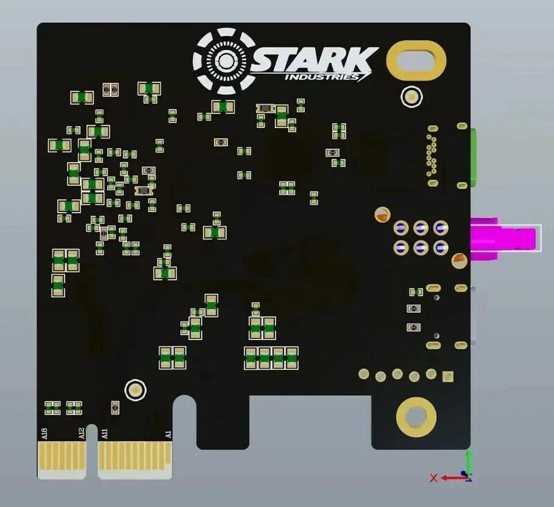 Placa de desenvolvimento Stark DMA, Firmware PCILeech personalizado, velocidade 300 MB/s, conexão USB-C PCIe