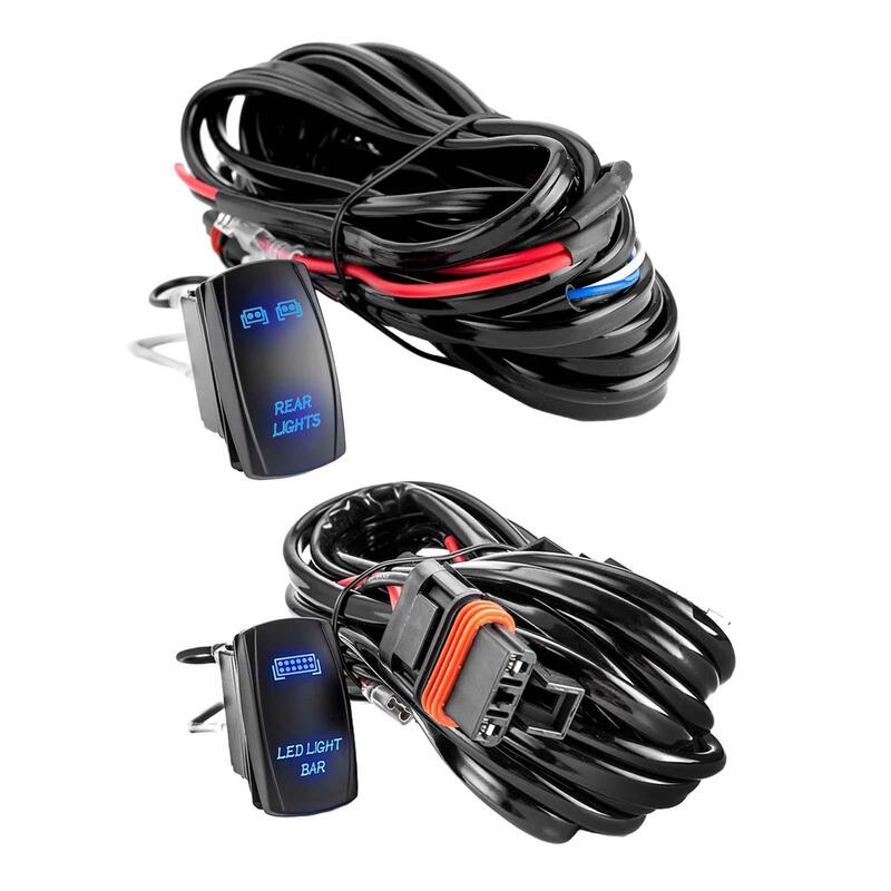 LED Light Bar Wiring Harness Kit Spare Parts 300W for Ship Trucks RV