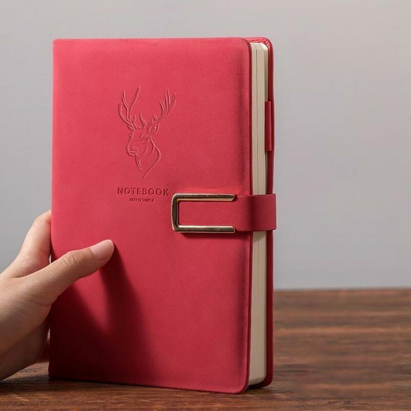 Faux Lederen Notebook Stevig Notebook Met Verdikte Papier Super Dik Kunstleer Student Notebook Voor Kantoor Voor Leraar