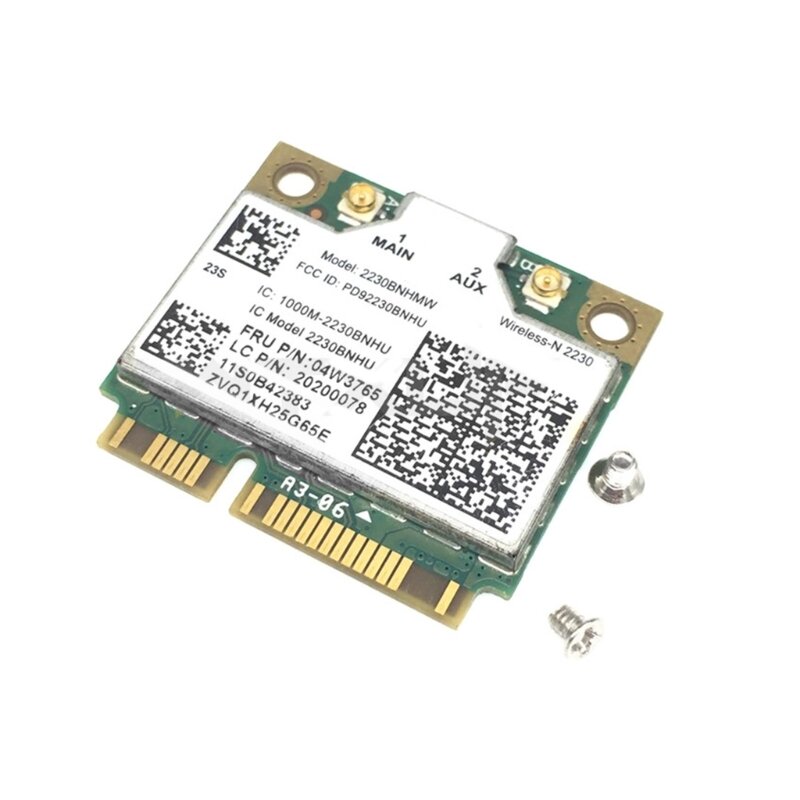 PCIe kartu nirkabel PCIe, 300M + BT4.0 adaptor WIFI 2230BGN 2230BNHMW untuk Y400 Y500 Dropship