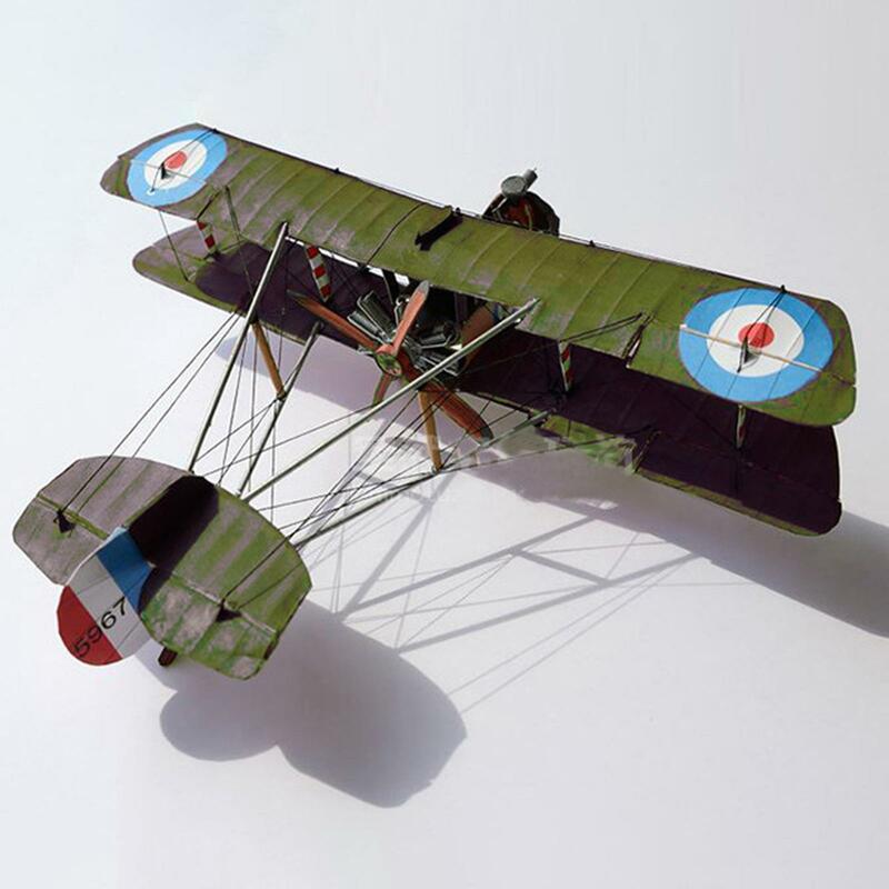 ชุดสร้างเครื่องบินรบที่นั่งเดียวแบบ1:33โมเดลเครื่องบินของเล่นเด็กผู้ชายเพื่อการศึกษาการตกแต่งตั้งโต๊ะงานฝีมือเครื่องบิน DIY