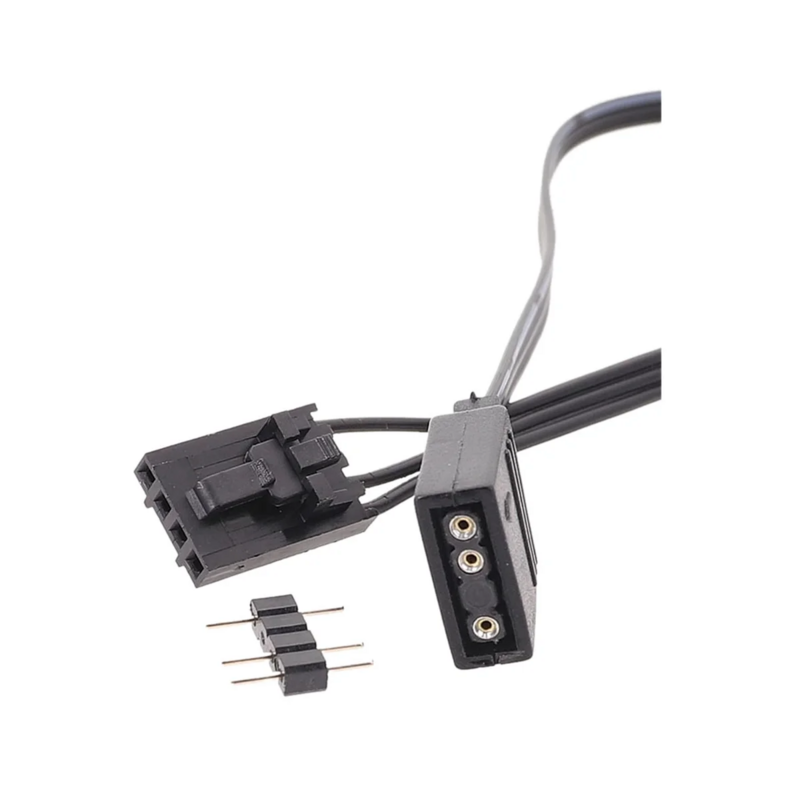 Dla Corsair 4PIN RGB do standardowego ARGB 3-Pin 5V złącze adaptera kabel RGB 25cm