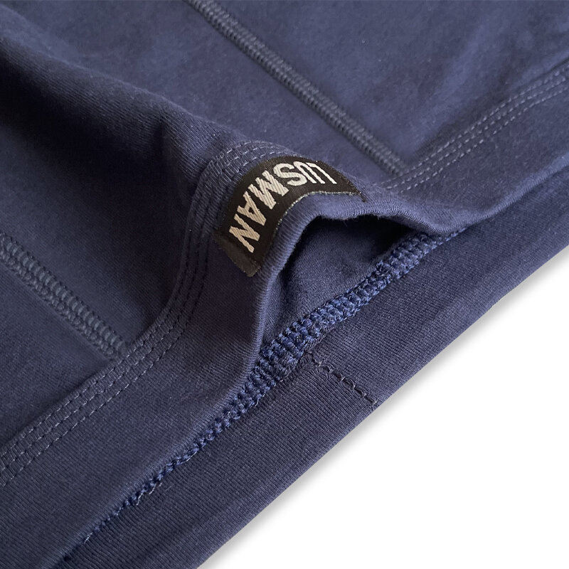 กางเกงบ็อกเซอร์ขาสั้นสำหรับผู้ชายขนาด90-200กก. เนื้อผ้าคอตตอนเต็มตัว