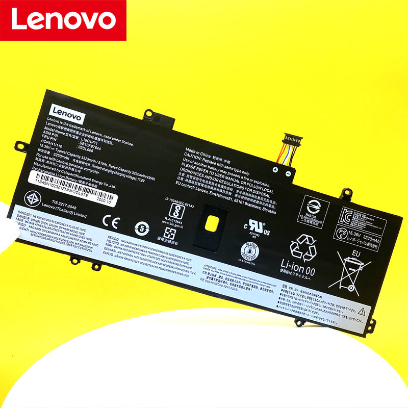 Nowa oryginalna bateria do laptopa Lenovo X1 węgla 2019, X1C SKB10K97644 02DL004 02DL005 L18M4P72 L18C4P71 L18L4P71