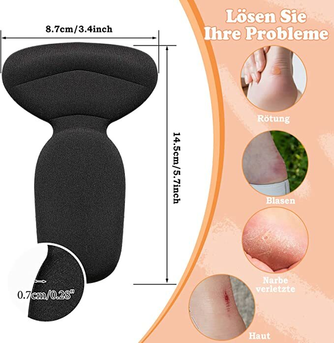 Adjustable Shoes Inserts Portable Shoe Pad Heels Patch Foot Back Sticker
