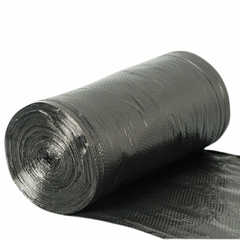 ถุงพลาสติกหนาแบบพกพาสำหรับใช้ในครัวถุงตาข่ายใส่ของสีดำแบบทำลายจุดขนาด50*45ซม.