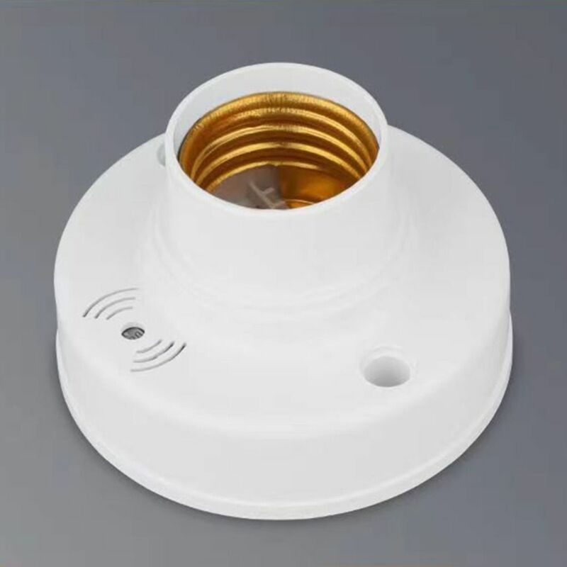 Adaptor soket lampu Sensor kontrol suara, aksesori lampu bohlam LED AC220V E27