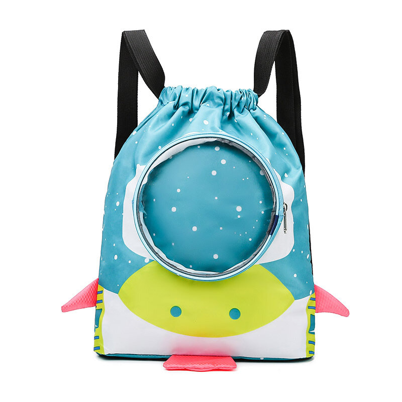 Cute Animal Beach Backpack Swimming Bag Outdoors Children Swimming Bag Girls Beach Pool Swimming Wet and Dry Backpack Multicolor
