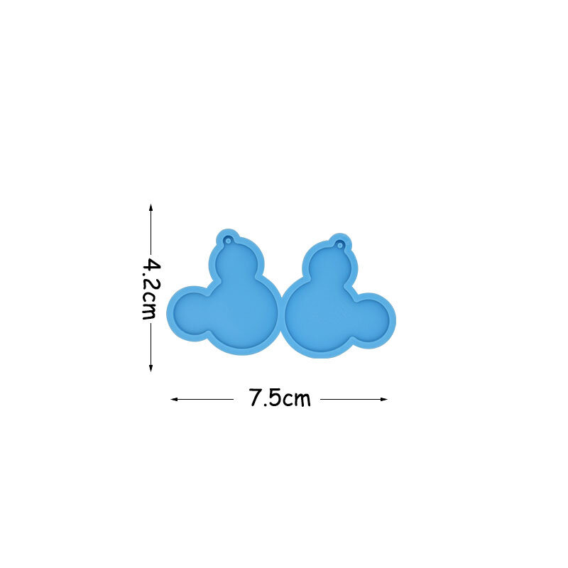 Cartoon Mouse Series Silicone Mold for Resin for Casting Jewelry Pendant Keychain Epoxy Resin Molds Silicon Molds for Resin Art