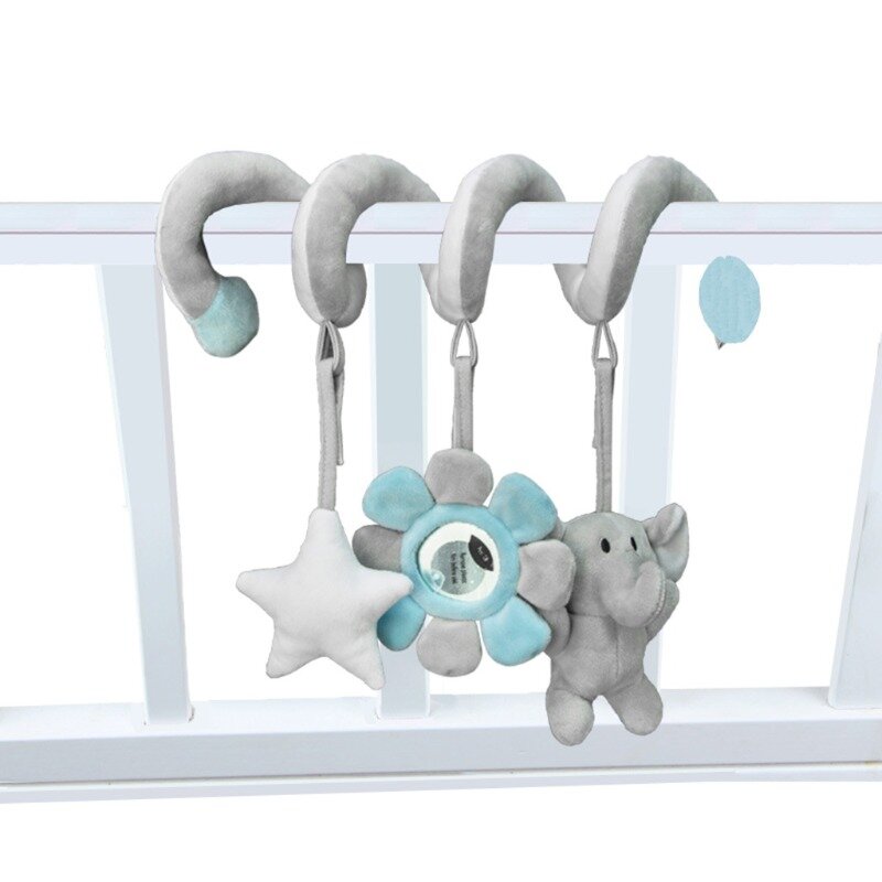 Nieuwe Baby Bed Opknoping Speelgoed Hangende Spiraal Ratelwagen Hanger Interactieve Vroege Educatie Tool Pasgeboren Kinderwagen Voor 0-3 Jaar Oud