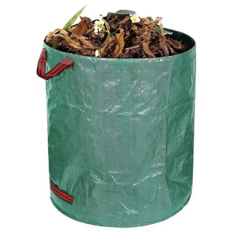 정원 드롭 재사용 가능한 방수 나뭇잎 보관 쓰레기 봉투, 나뭇잎 쓰레기