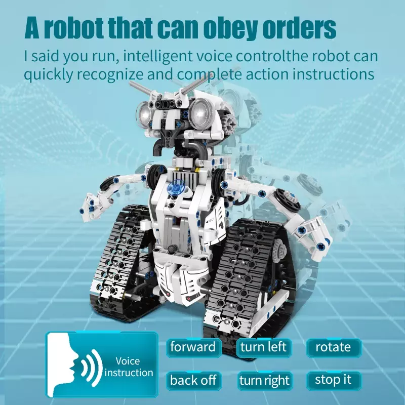 Robots télécommandés électriques pour enfants, application intelligente, commande vocale programmable, gyroscope RC, jouets à induction, cadeau pour garçons, 3 en 1
