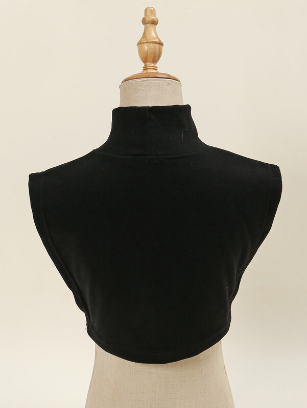 Cuello falso de terciopelo alemán, jersey de moda versátil, cuello alto, decorativo, cálido, ropa interior, Otoño e Invierno