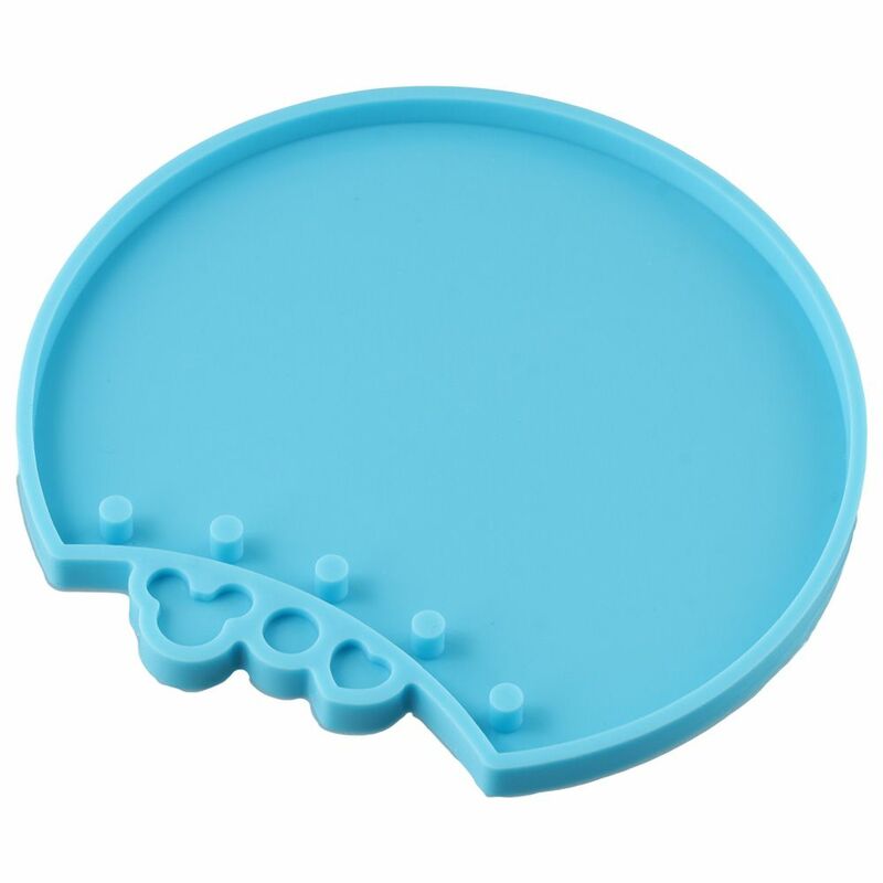 2 pezzi stampi in resina epossidica blu resina Cosplay 9.2*8.3cm stampi per fermagli per capelli in resina siliconica stampi per fermagli per capelli artigianato in resina
