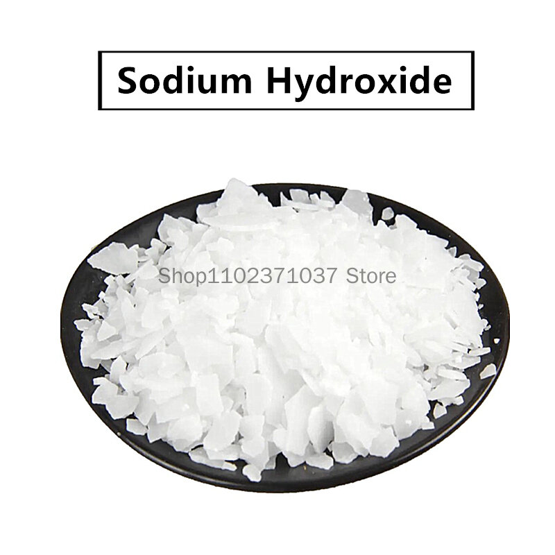 200g serpihan alcaloide-bahan baku sabun soda kaustik natrium hidroksida