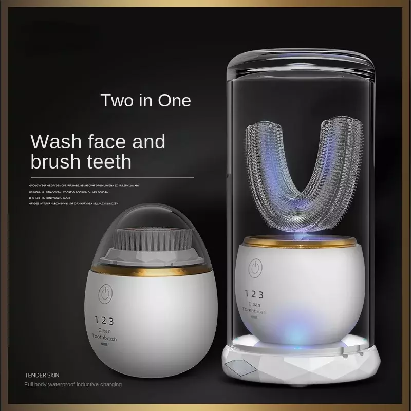 Free Shipping Sonic Face Washing Machine Pore Cleaner Electric Facial Cleaner Facial Cleansing Machine Men and Women Face