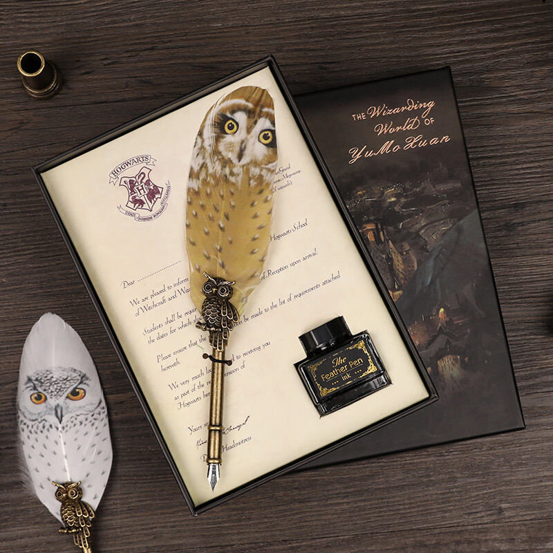 Набор чернил, свадебная ручка со специальным перьевым пером, ручка для подписи, Свадебная подарочная коробка, деловой подарок, ручка для подачи