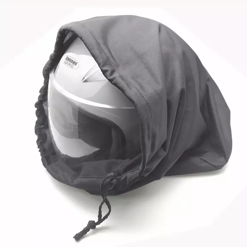 Tas helm lembut mewah saku tali untuk motor skuter sepeda kumbang setengah penuh tas pelindung tutup helm