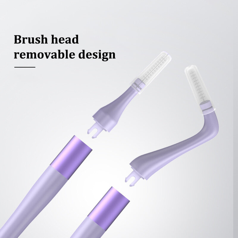 فرشاة بين الأسنان لتقويم الأسنان ، تنظيف بين الأسنان ، أدوات التنظيف ، فرشاة صغيرة ناعمة مع غطاء غبار