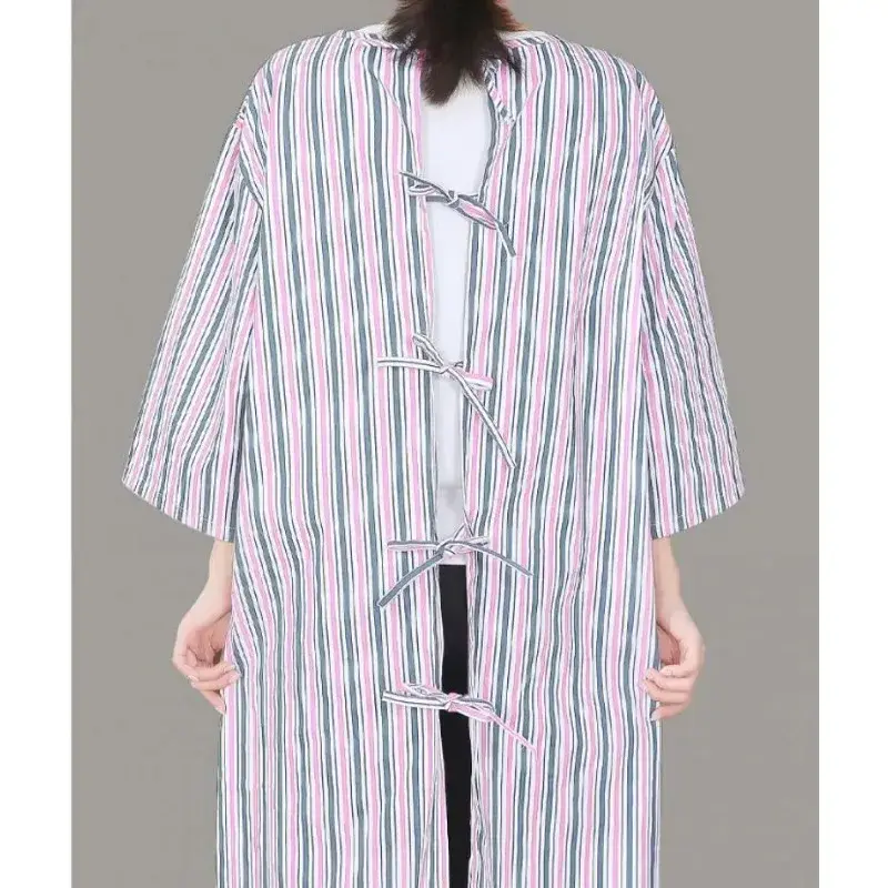 Больничная униформа из чистого хлопка, удобное Свободное платье с принтом на спине, высококачественные костюмы, 병유유니