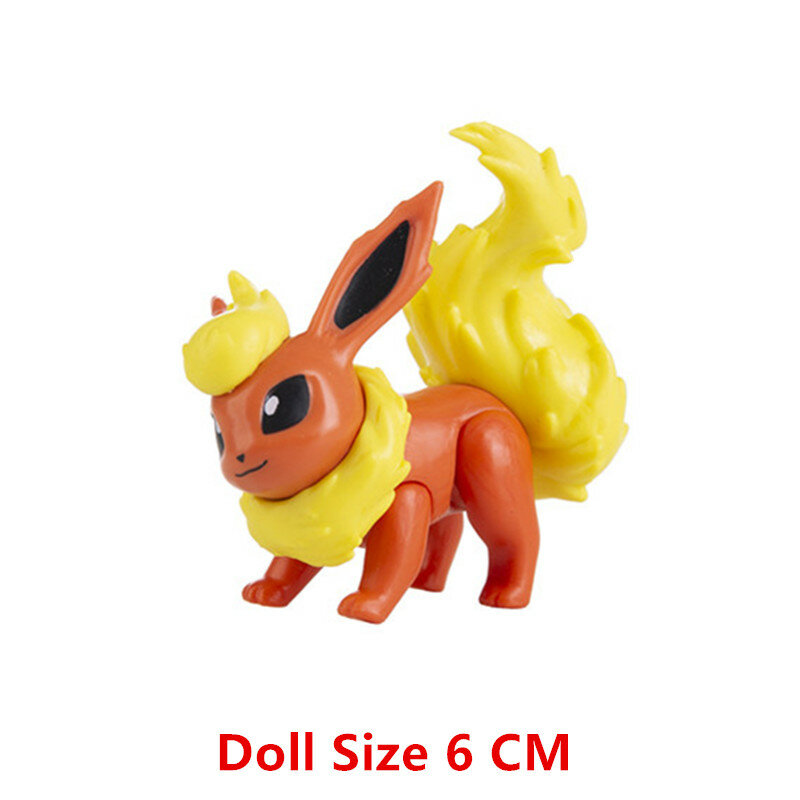 Tokoh Anime Pokemon Pikachu Eevee Charizard Mewtwo Model Koleksi Figur Kartun Mainan Aksi Monster Saku Ulang Tahun Anak Gi