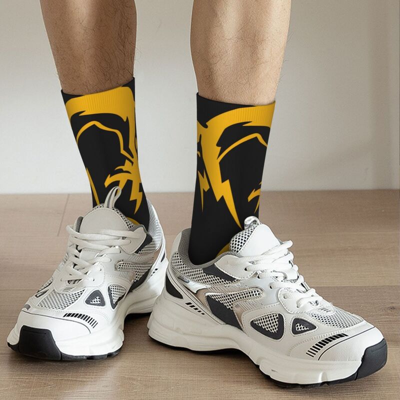 Носки мужские компрессионные, смешные сумасшедшие носки с принтом в стиле хип-хоп, в стиле Харадзюку, с металлическим снаряжением, повседневный подарок для мальчиков