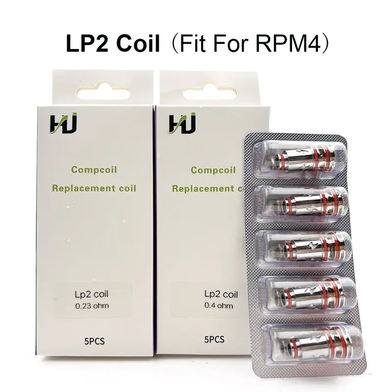 OEM LP2 Coil Meshed 0.23ohm MTL Coil untuk RPM4 g-priv Pro NORD 50W Morph PodS Kit sistem