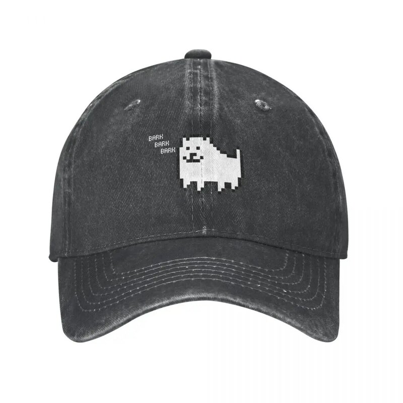 Undertale Annoying Dog Baseball Caps Vintage Distressed Cotton Video Game Snapback Hat for Men Women Outdoor Summer Hats Cap