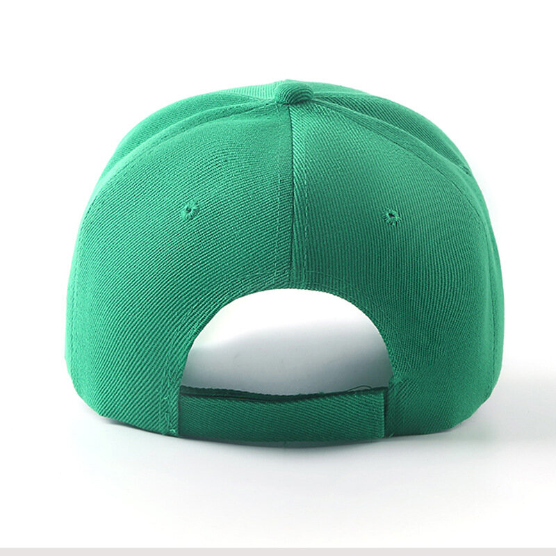 قبعة بيسبول كلاسيكية سادة للرجال والنساء ، متوفرة بألوان متعددة