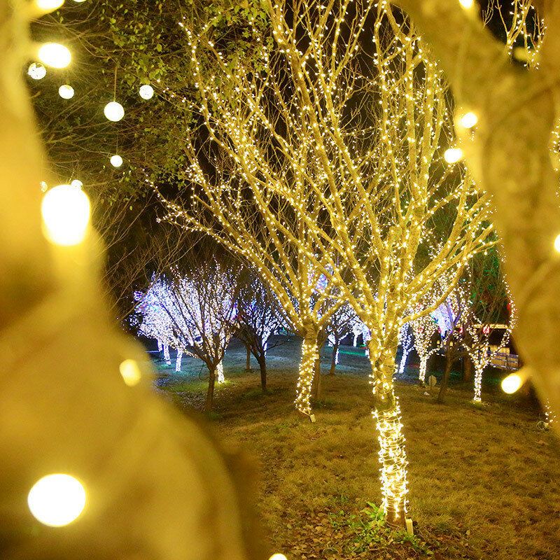 Guirnaldas de luces Led de hadas, decoraciones para árboles de Navidad, jardín en casa, fiesta de boda, decoración interior al aire libre, regalos de Año Nuevo