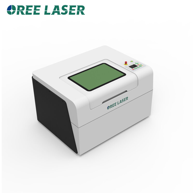 Máquina de gravura do laser do CO2, gravura de corte, materiais do metaloide, cabeça do laser do raytools, tamanho pequeno, 40w, 80w, 0503 0605