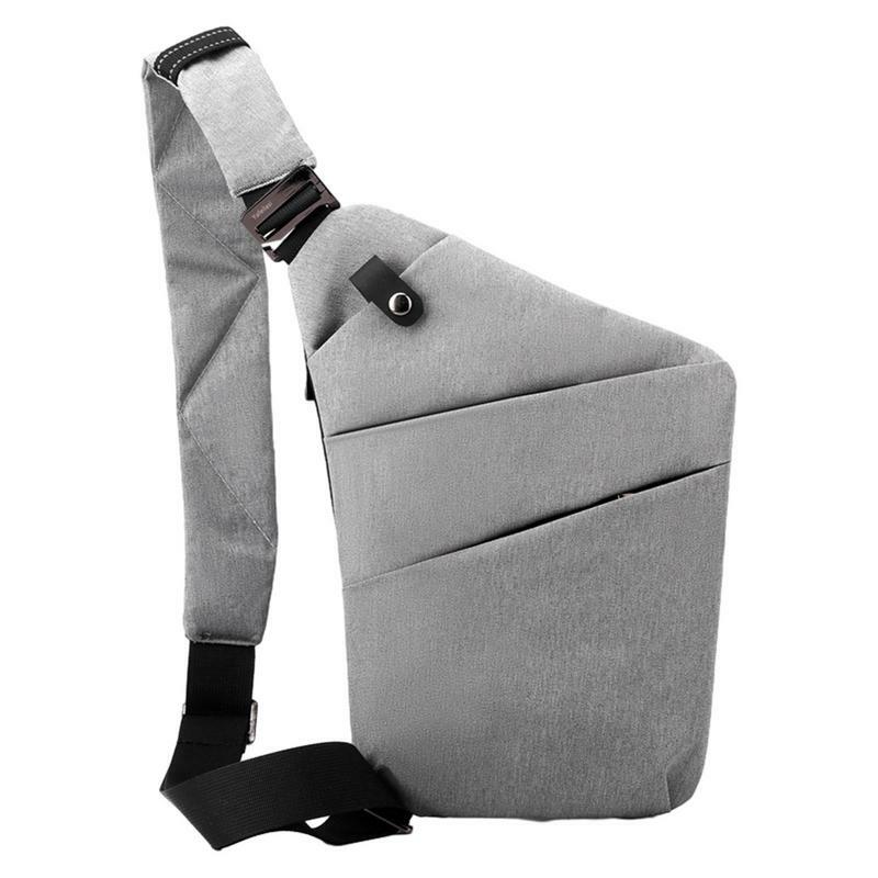 Tas selempang kecil, ransel bahu tas dada selempang dada portabel tahan air kapasitas besar untuk berkemah sehari-hari