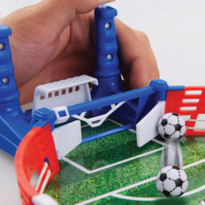 Mini Football Board Match Kit di gioco giocattoli da calcio da tavolo per bambini Sport educativi giochi da tavolo portatili all'aperto gioca a giocattoli con la palla