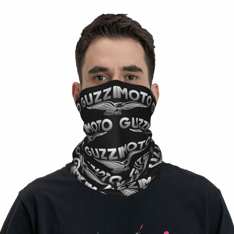 Guzzi-Cobertura de pescoço para adultos, moto bandana, envoltório de motocross, cachecol de inverno, corrida, unissex