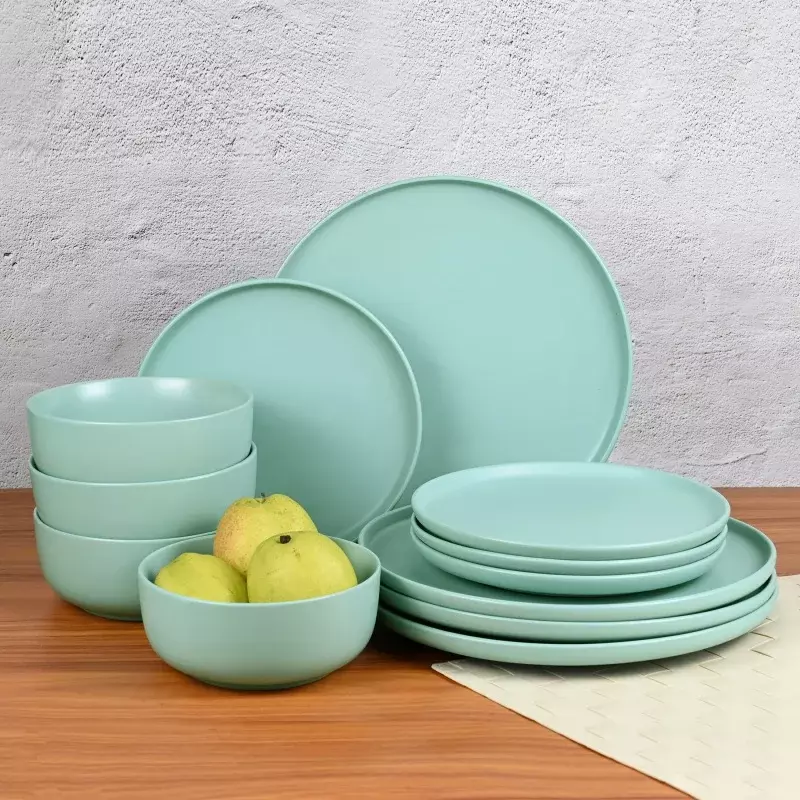 Набор фарфоровой посуды mainstay Alessandra Mint из 12 предметов