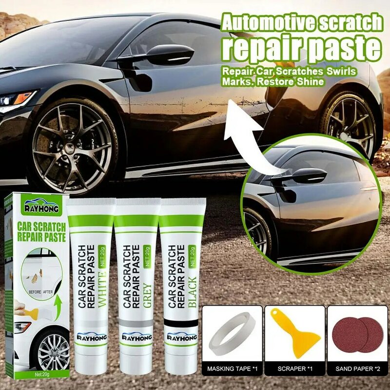 Car Body Putty Scratch Filler 20ml Quick Drying Putty Repair Auto Painting Accessories Pen Smooth Universal Tool Assistant A3q4