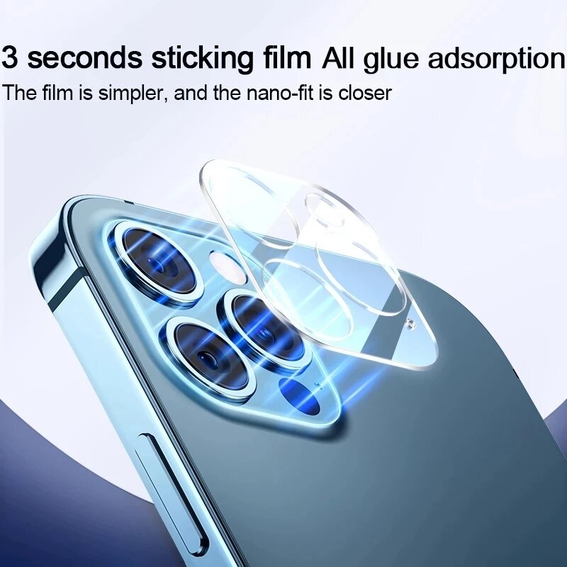 4Pcs Full Cover Protective Glass Iphone Camera Protector For IPhone 11 Pro Max 12 13 Mini 14 Lens Films
