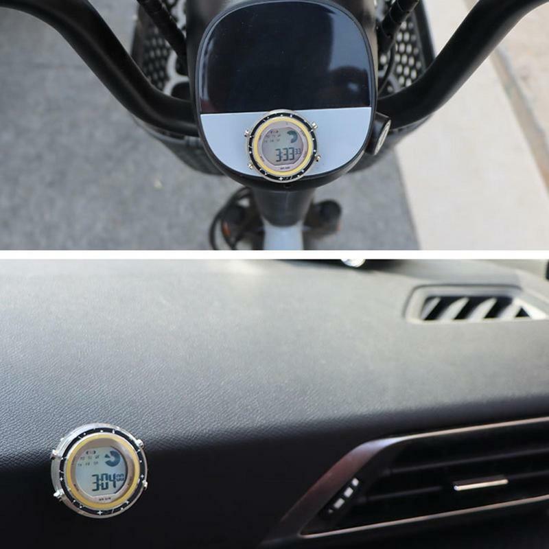 Motocykl cyfrowy zegar świecąca tarcza przyczepiony motocykl zegar montażowy motocykl elektryczny zegarek dla pojazdu motocyklowego SUV i